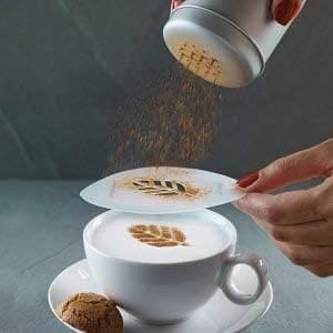 Set Of 16 Coffee Art Stencils, Fancy Latte Printing Mold, Cake Decoration Cake Plastic Mold, Kitchenware Coffee Spray Template, Coffee Writing Stencil, Barista Coffee Stencils Set Of 16 Coffee Art Stencils, Fancy Latte Printing Mold, Cake Decoration Cake Plastic Mold, Kitchenware Coffee Spray Template, Coffee Writing Stencil, Barista Coffee Stencils